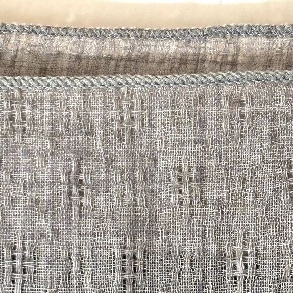 Boho Embroidered boat neck poncho top one size multicolor 25” x 54” - Picture 9 of 11